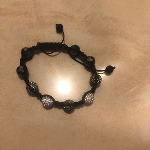 Black and silver bracket